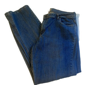 NRJ Jeans Womens Med Wash Straight Leg Denim Size 16 AT Inseam 33"